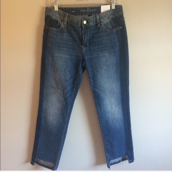 NWT WHBM Cropped Ankle Straight Jean - Picture 2 of 8